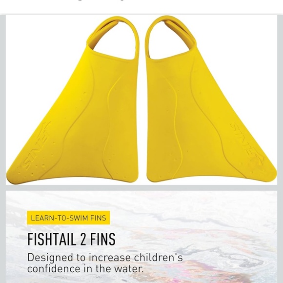 FINIS Fishtail 2 Swim Fins for Toddlers & Kids - Picture 1 of 3
